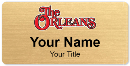 Custom name badges for The Orleans