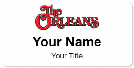 Custom name badges for The Orleans