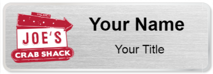 Custom name badges for Joes Crab Shack