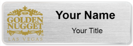 Custom name badges for Golden Nugget Las Vegas
