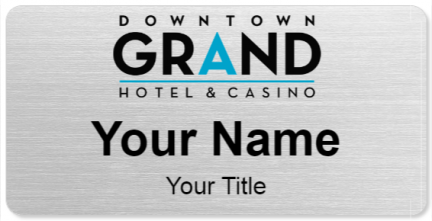 Custom name badges for Downtown Grand Las Vegas