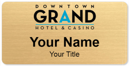 Custom name badges for Downtown Grand Las Vegas
