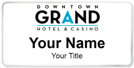 Custom name badges for Downtown Grand Las Vegas