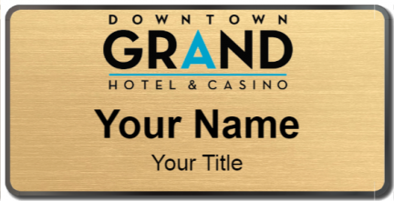 Custom name badges for Downtown Grand Las Vegas