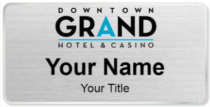 Custom name badges for Downtown Grand Las Vegas