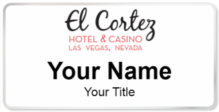 Custom name badges for El Cortez Las Vegas