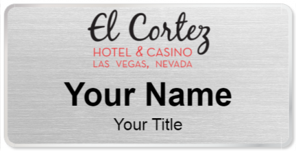 Custom name badges for El Cortez Las Vegas