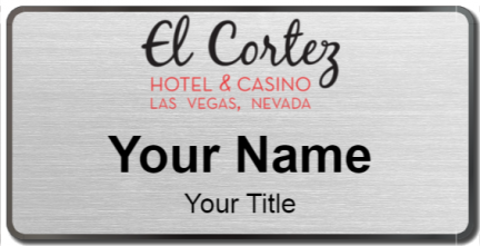 Custom name badges for El Cortez Las Vegas