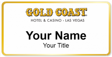 Custom name badges for Gold Coast Las Vegas