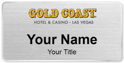 Custom name badges for Gold Coast Las Vegas