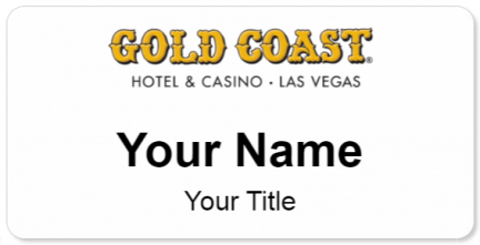 Custom name badges for Gold Coast Las Vegas