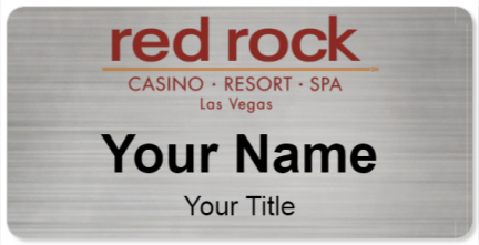 Custom name badges for Red Rock Las Vegas