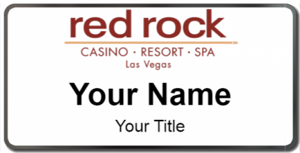 Custom name badges for Red Rock Las Vegas