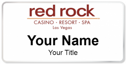 Custom name badges for Red Rock Las Vegas
