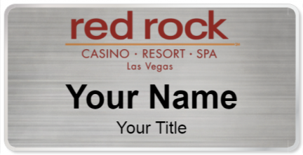 Custom name badges for Red Rock Las Vegas
