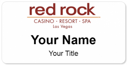 Custom name badges for Red Rock Las Vegas