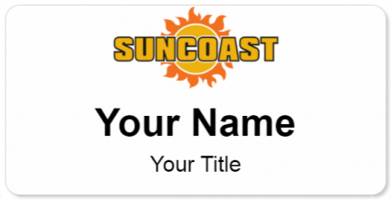 Custom name badges for Suncoast