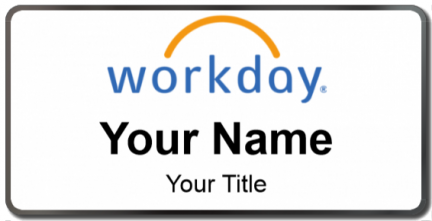 Custom name badges for Workday