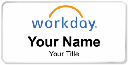 Custom name badges for Workday