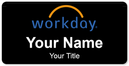 Custom name badges for Workday