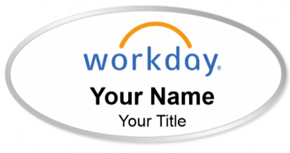 Custom name badges for Workday