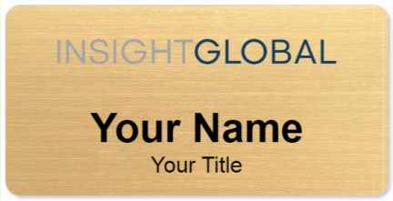 Custom name badges for Insight Global