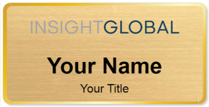 Custom name badges for Insight Global