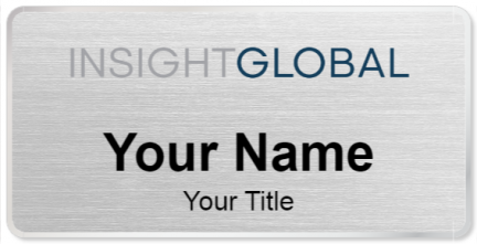 Custom name badges for Insight Global