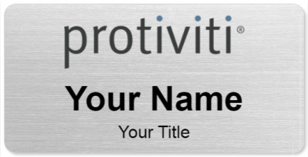 Custom name badges for Protiviti