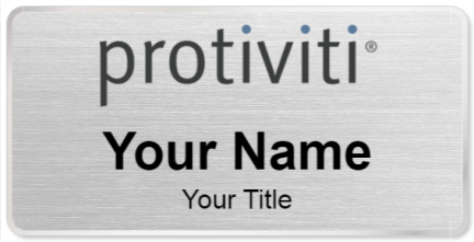 Custom name badges for Protiviti