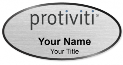 Custom name badges for Protiviti