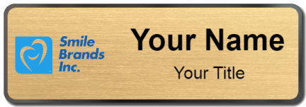 Custom name badges for Smile Brands