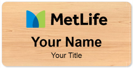 Custom name badges for MetLife