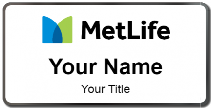 Custom name badges for MetLife