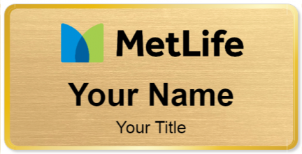 Custom name badges for MetLife
