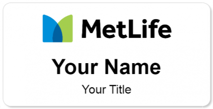 Custom name badges for MetLife