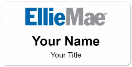 Custom name badges for Ellie Mae