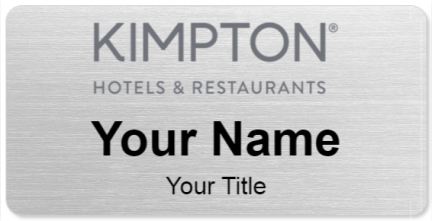 Custom name badges for Kimpton Hotels & Restaurants