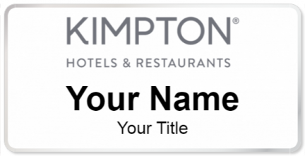 Custom name badges for Kimpton Hotels & Restaurants