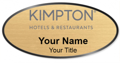Custom name badges for Kimpton Hotels & Restaurants