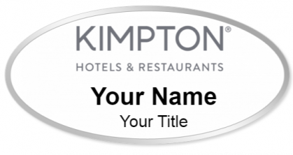 Custom name badges for Kimpton Hotels & Restaurants