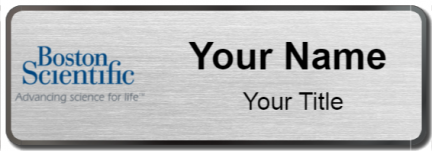 Custom name badges for Boston Scientific