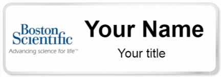 Custom name badges for Boston Scientific