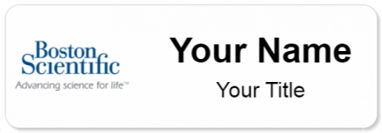 Custom name badges for Boston Scientific