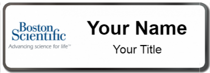 Custom name badges for Boston Scientific