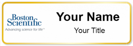 Custom name badges for Boston Scientific