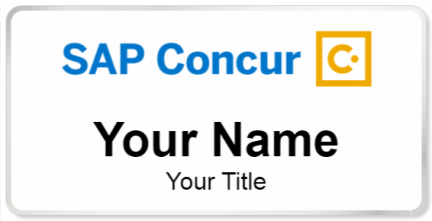 Custom name badges for Concur