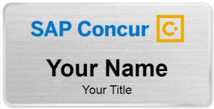 Custom name badges for Concur