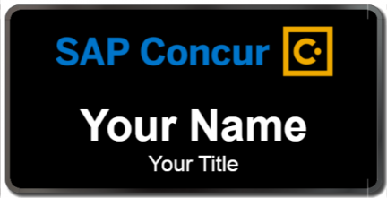Custom name badges for Concur