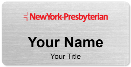 Custom name badges for NewYork Presbyterian Hospital